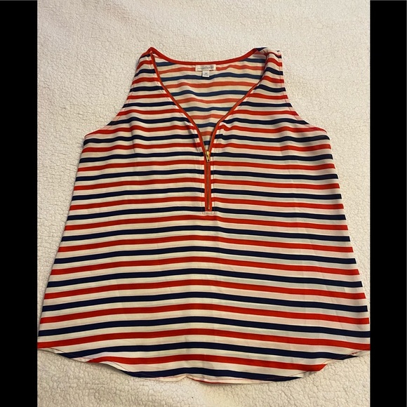 CHARMING CHARLIE front zipper top/size M - Picture 1 of 3